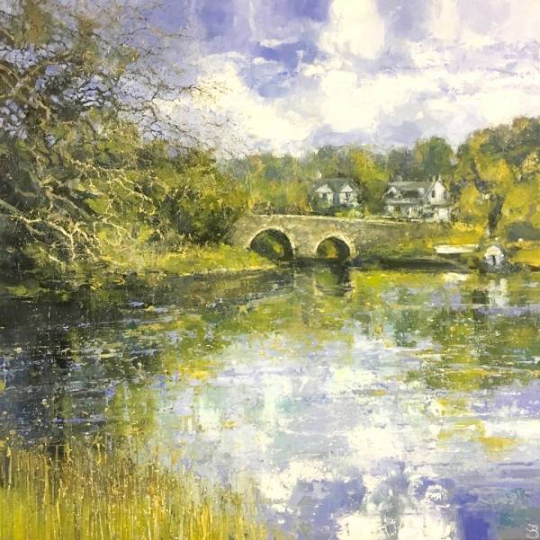 - Oil on Canvas, Painting by John Brenton, measuring 59 x 59 cm (H x W) framed at 80 x 80 cm £2000